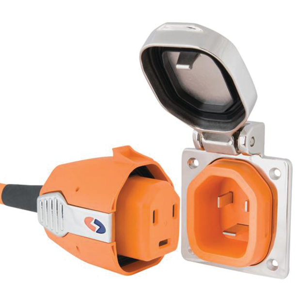 Smart Plug Boatside Shore Power Inlet &amp; Connector Assembly