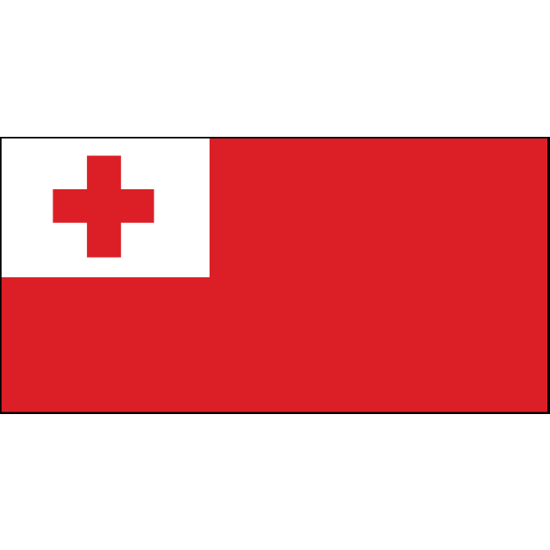 2FT X 3FT TONGA FLAG NYL-GLO