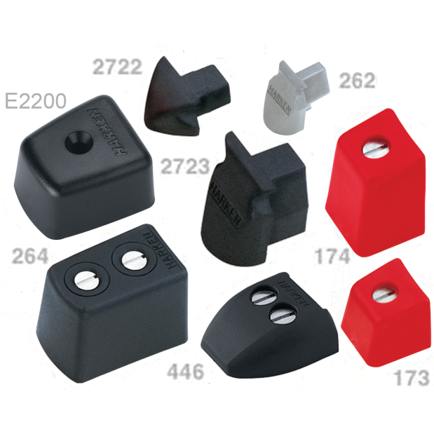 22 mm Small Boat CB Track - Endstops &amp; Trim Caps