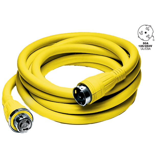50 A 125&frasl;250V Shore Power Cords