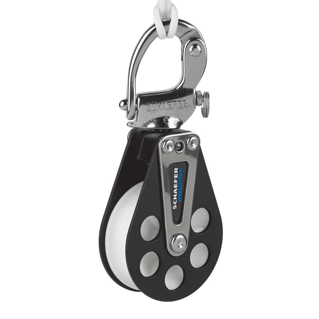 SCH 704-09 SINGLE BLOCK WITH SNAP SHACKLE