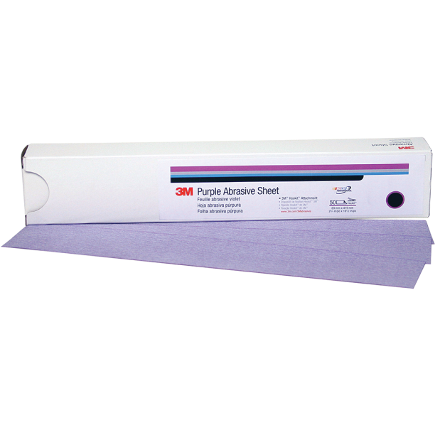 3M&trade; Imperial&trade; Purple 2-3/4" Hookit&trade; Sheets - 334U, 734U, 745I, &amp; 740I