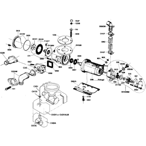 Crown Head - Lower Base Assembly