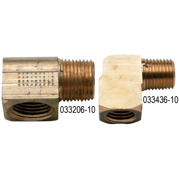 Machined Brass Fuel Elbows