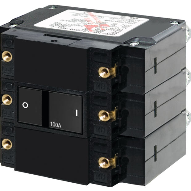 AC C-Series Flat Rocker Triple Pole Circuit Breakers