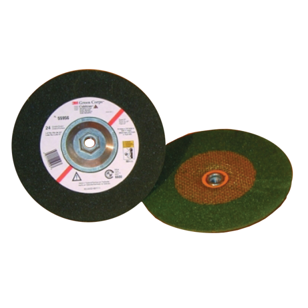 Green Corps Depressed Threaded Center Grinding Wheel