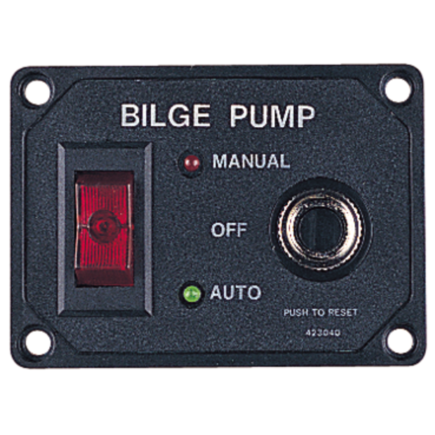 Bilge Pump Switch with Circuit Breaker
