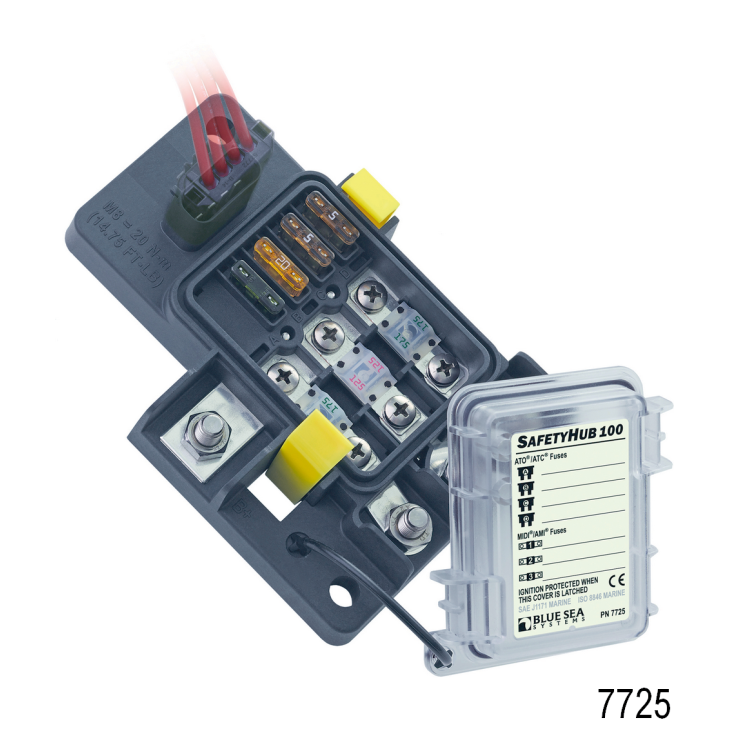 FUSE BLOCK SAFETY HUB 250 W/RBS MANUAL