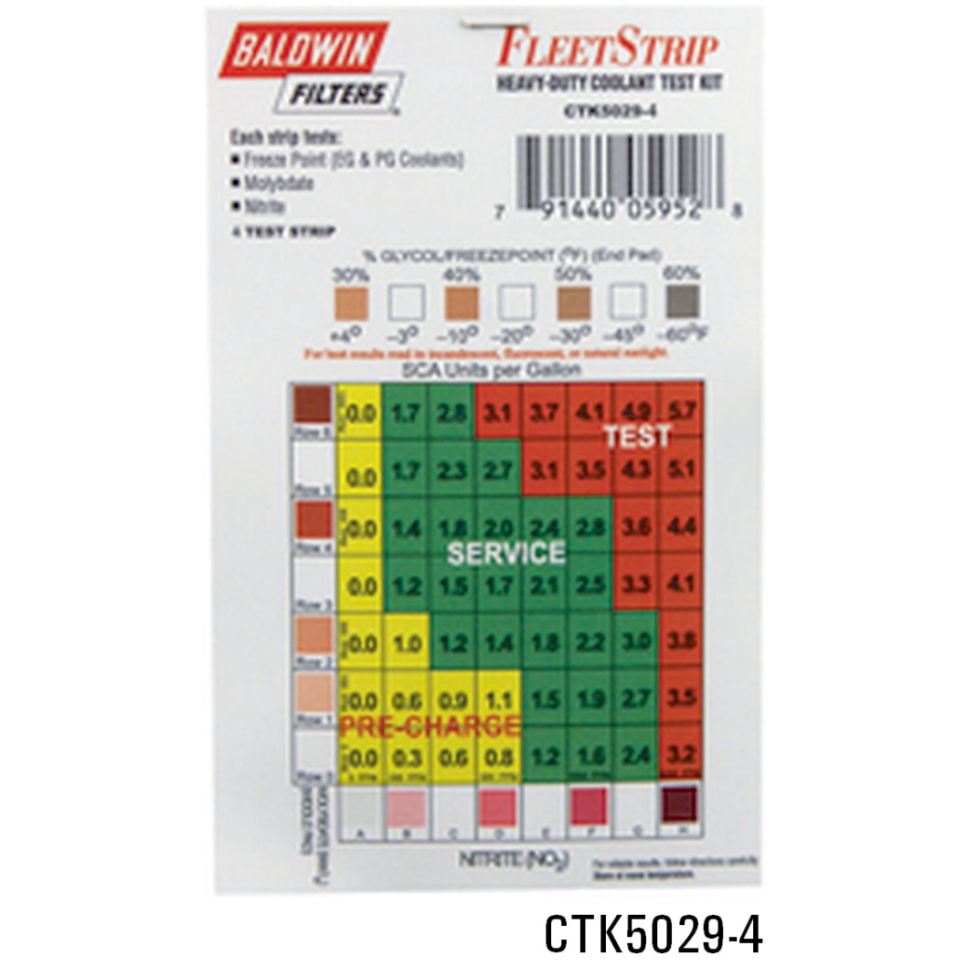 CTK5029-4 - Coolant Test Strips