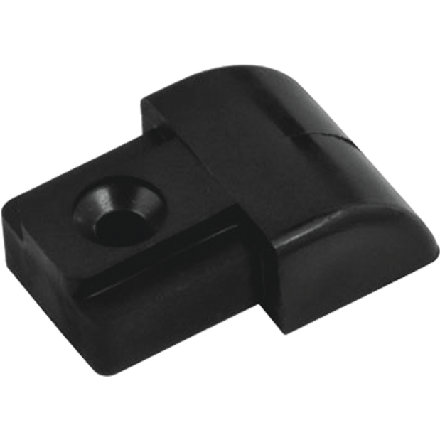 BLK NYL END CAP INSERT 0.85 TRACK