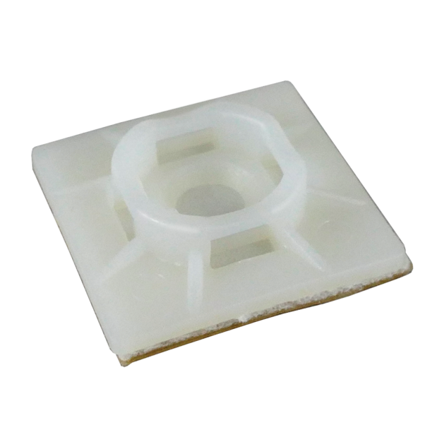 ADHESIVE MOUNTING BASE, NATURAL, 5PC