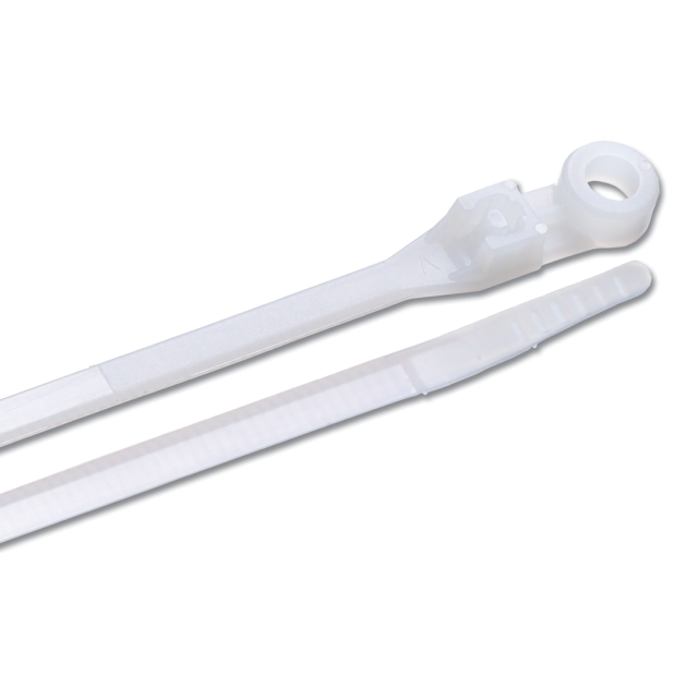MOUNTING CABLE TIE, 14IN  NATURAL, 25PC