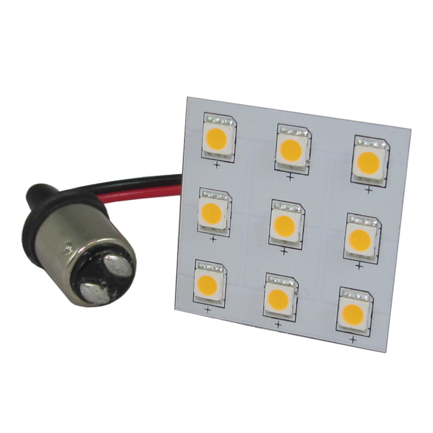 BA15D Bulb - 9 LED