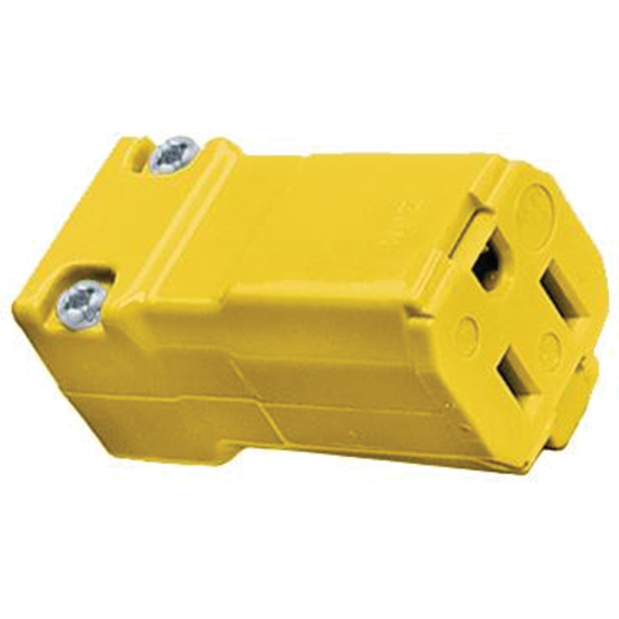 Marine 15 Amp 125 Volt "Valise" Straight Blade Power Cord Devices