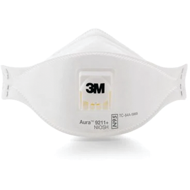 Aura Particulate Respirator 9211+ N95 Dust Mask