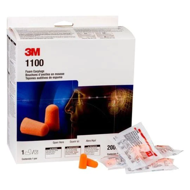 29008 box of 3M Disposable Foam Ear Plugs - 1100