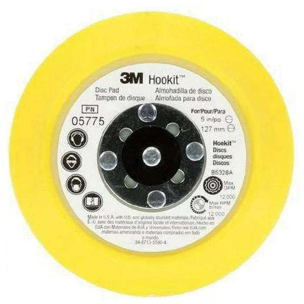 5775 of 3M Hookit 5" Medium Disc Pad