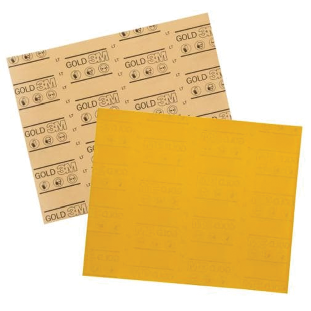 Gold Abrasive Sheet - 9" x 11"