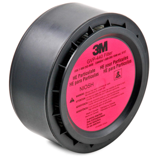 3M GVP-440 PAPR Filter Cartridge - HEPA Filter for Particulates Only