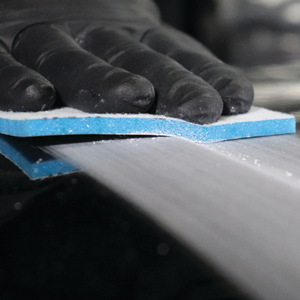 Hookit Flexible Foam Abrasive Sheets - 5.5" x 6.8"