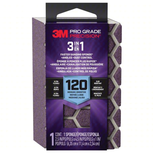 Pro Grade Precision 3-in-1 Sanding Sponges