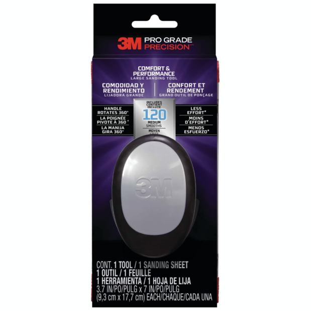 Pro Grade Precision Comfort & Performance Sanding Tool