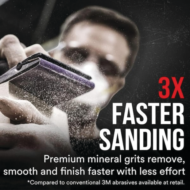 Pro Grade Precision Faster Sanding Sanding Sheets - 3-2/3" x 9"