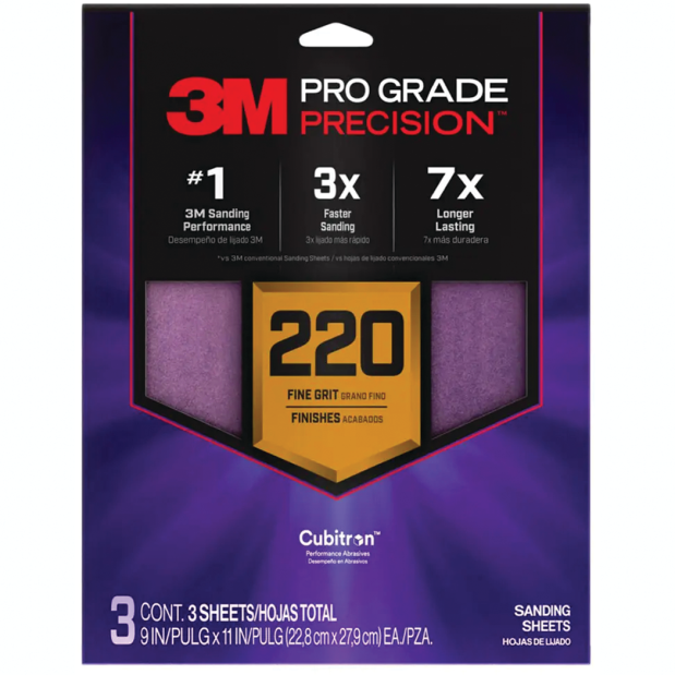 Pro Grade Precision Faster Sanding Sanding Sheets - 9" x 11"
