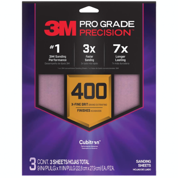 Pro Grade Precision Faster Sanding Sanding Sheets - 9" x 11"
