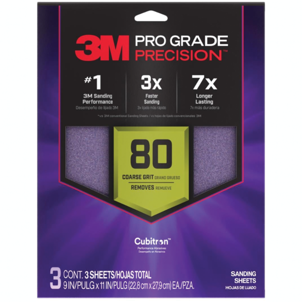 Pro Grade Precision Faster Sanding Sanding Sheets - 9" x 11"