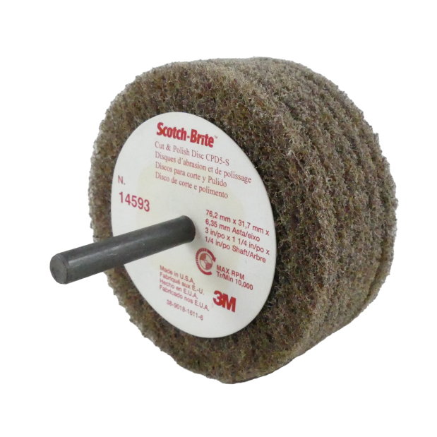 14593 of 3M Scotch-Brite CPD5-S Polishing Disc