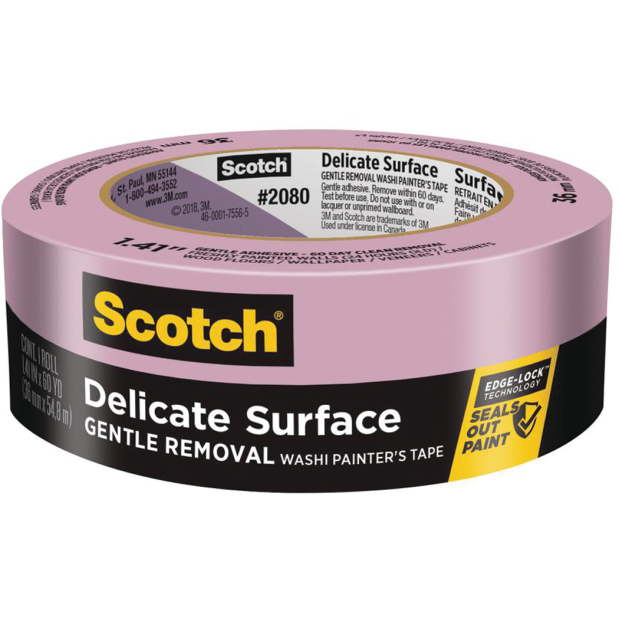 2080 Delicate Surface Purple Painter's Masking Tape - Safe Release