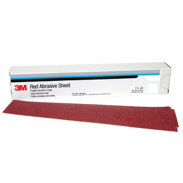 01680 of 3M Stikit 2-3/4" Red Longboard Sheets
