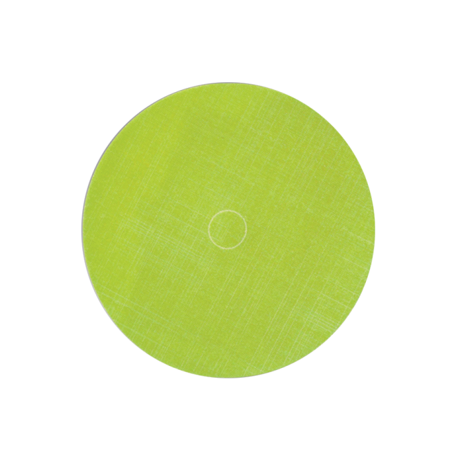 green of 3M Trizact Hookit Solid Surface Polishing Discs