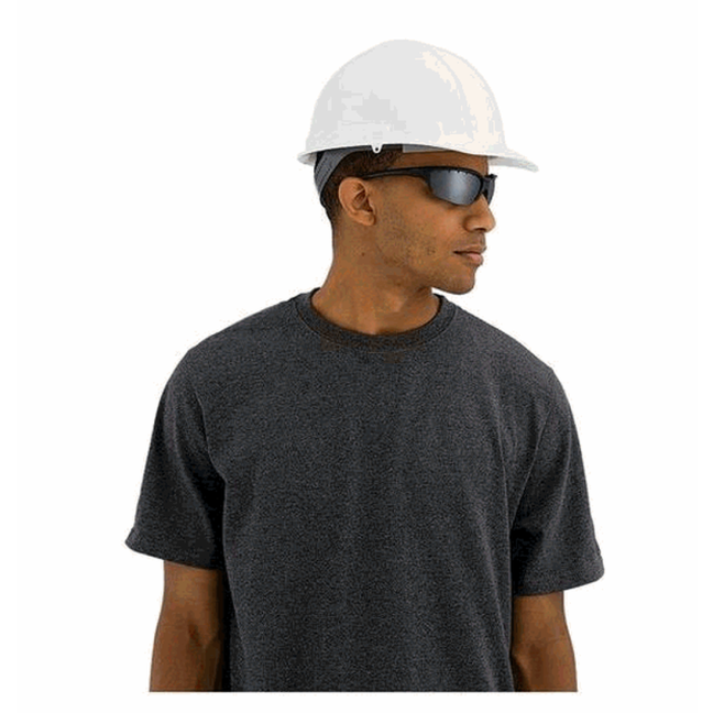 fit detail of 3M XLR8 White Hard Hat - Adjustable Pinlock Sizing, 4-Point Suspension