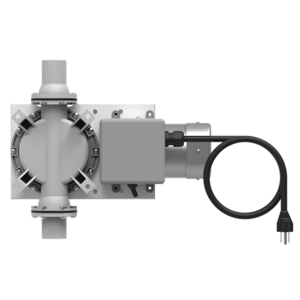 Guzzler 115 VAC Electric Diaphragm Pump - Bottom