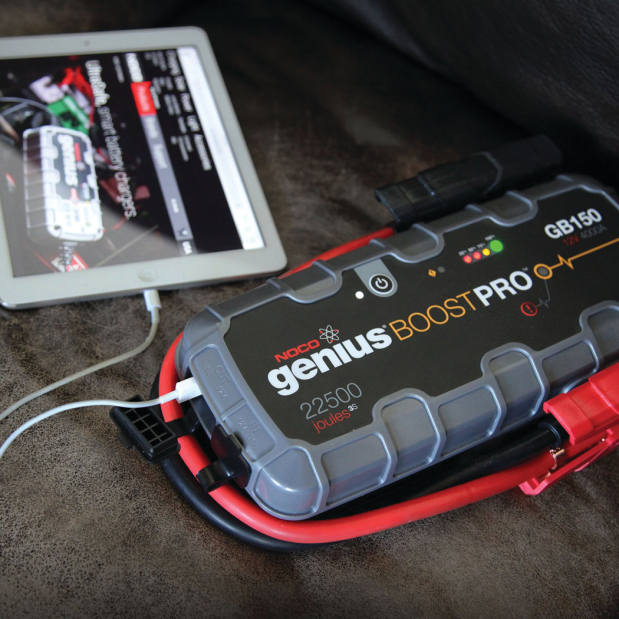 genius boost jump box NOCO Genius Boost Plus 1500 Amp UltraSafe Jump Starter & Power Pack USB Ports Worklight, GB50 main image 0