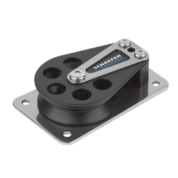 CHEEK BLOCK,W/WIRE ROPE SHEAVE