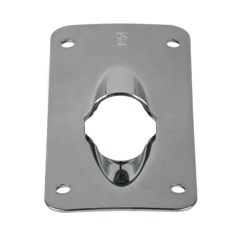 SCH 34-49 HALYARD EXIT PLATE , CURVED