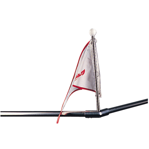 Bow Form Flagpole  -  13"