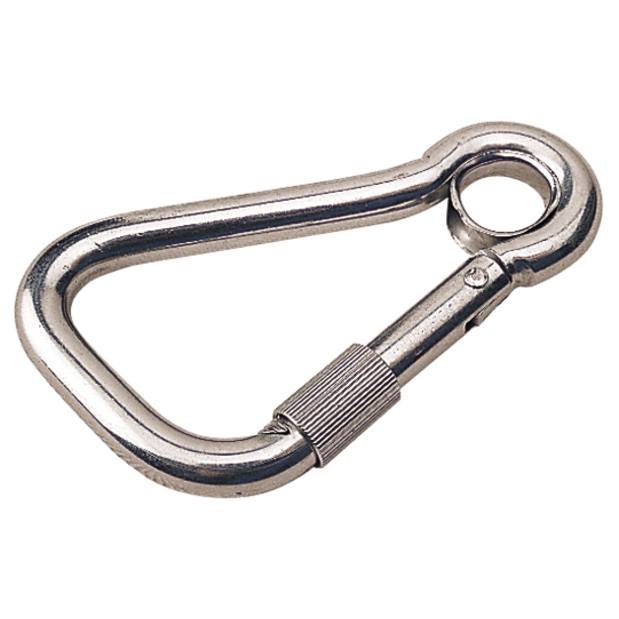 Locking Asymmetric Snap Hook With Eye Insert