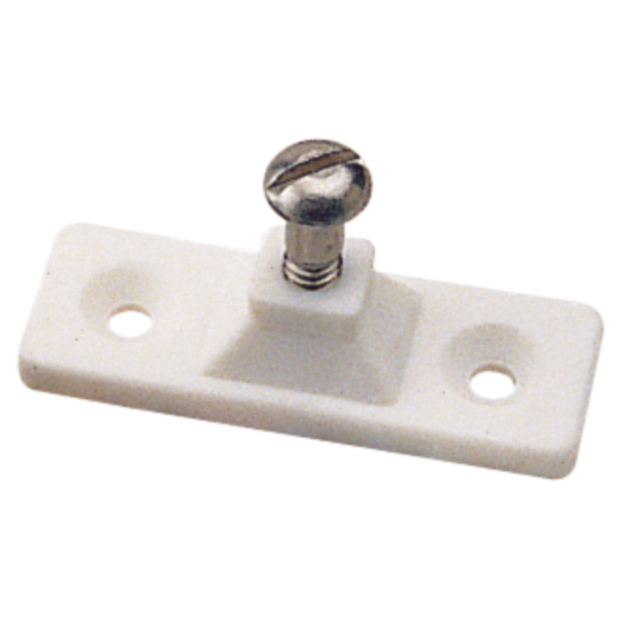 NYL. SIDE MT. DECK HINGE-WHITE *PR*