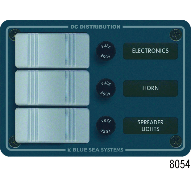 AC Circuit Breaker Sub-Panels, 10 x 15A (3 Empty) 