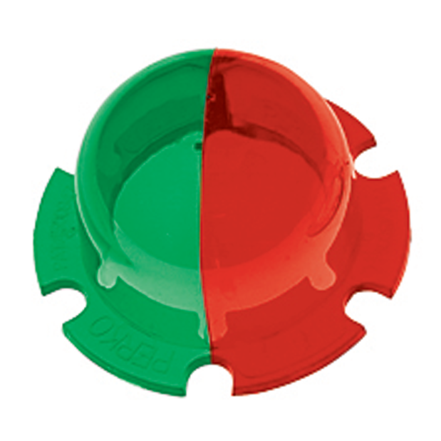 NEW STYLE SIDELIGHT LENS SET RED/GRN