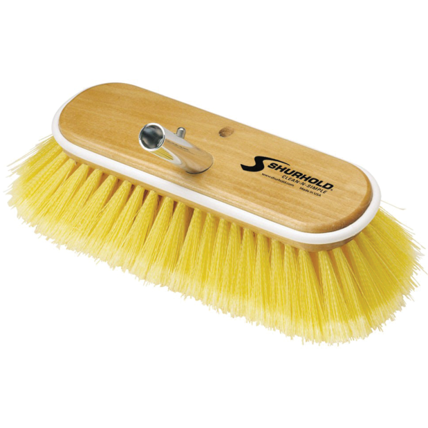 10.5IN SOFT YEL POLYSTYRN DECK BRUSH