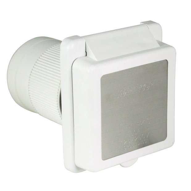 50A 125/250V(M) WHT INLET