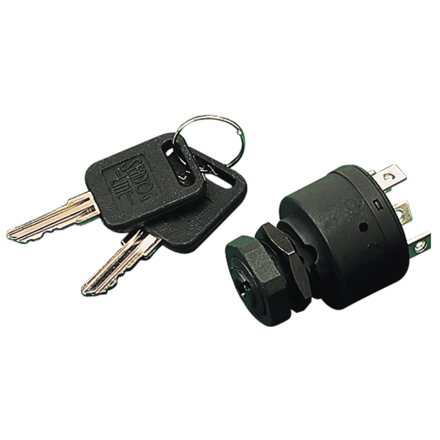Three Position Ignition Switch - Magneto Style