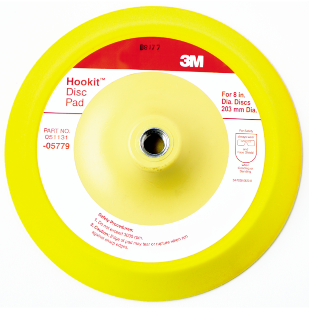 Firm Disc Pad for 3M&trade; Hookit&trade; 8" Discs