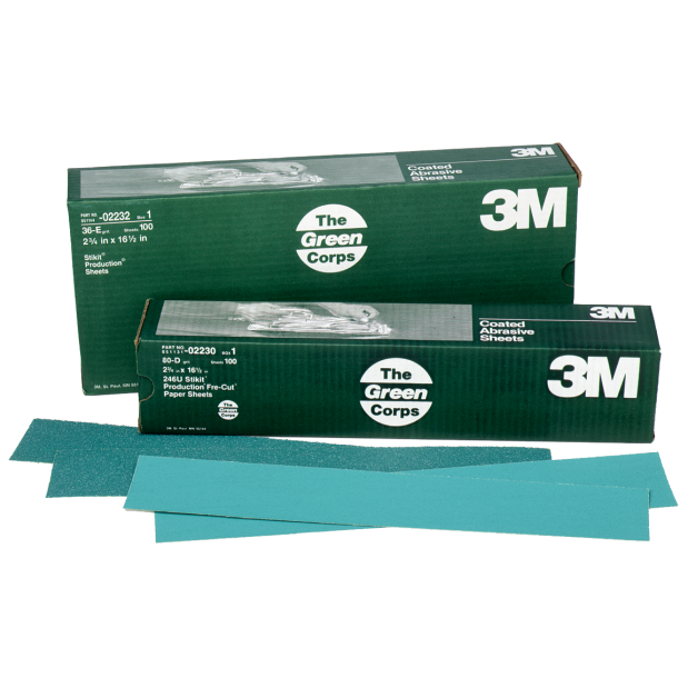 3M&trade; Green Corps&trade; Stikit&trade; Production&trade; Sheets - 246U &amp; 251U