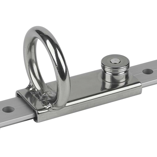 WELDED SPINNAKER POLE SLIDE 1-1/4IN